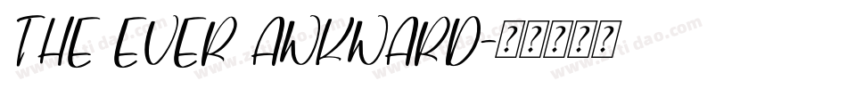The Ever Awkward字体转换